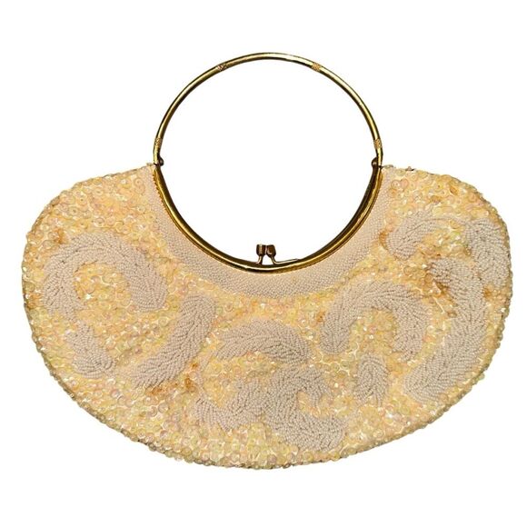 Vintage Sequin and Bead Embellished Handbag - Picture 2 of 4